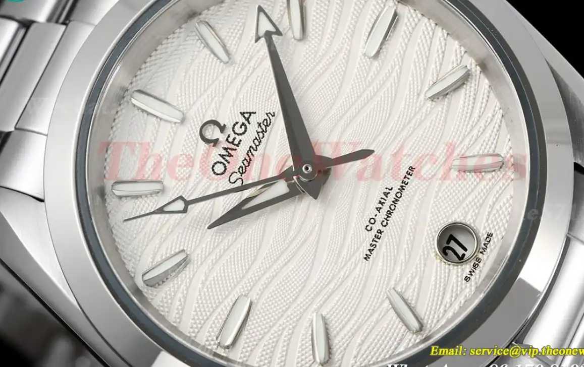 Aqua Terra 150M 34mm Ladies SS SS Wht Stk VSF A8800