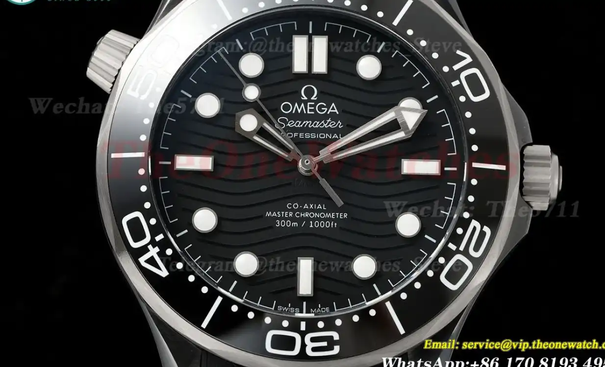 Seamaster 300m 43.5mm Ceramic Diver CER RU Black VSF Asia 8806