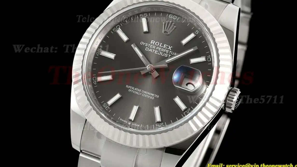 Datejust 126334 41mm Oys SS SS Grey Dial C+F VR3235