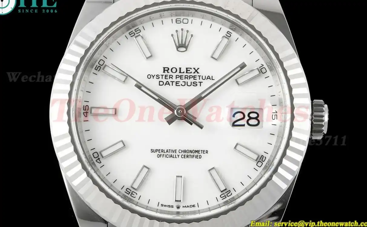 Datejust 126334 41mm Oys SS SS White Dial C+F VR3235