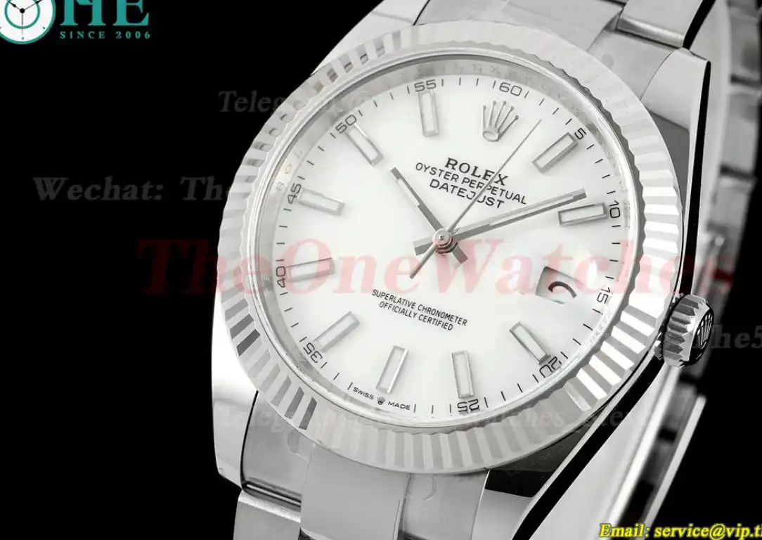 Datejust 126334 41mm Oys SS SS White Dial C+F VR3235