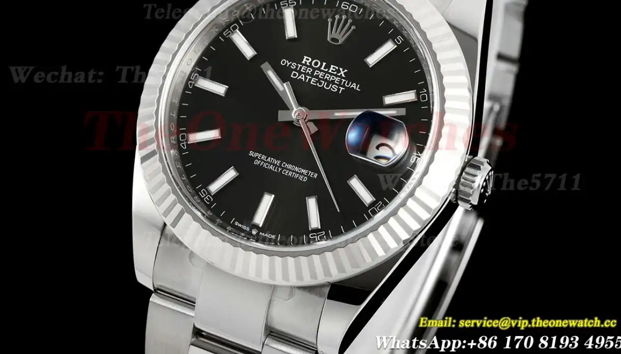 Datejust 126334 41mm Oys SS SS Black Dial C+F VR3235