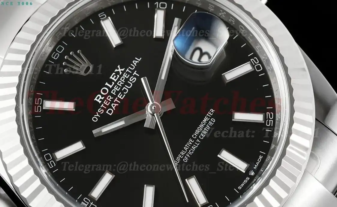 Datejust 126334 41mm Oys SS SS Black Dial C+F VR3235