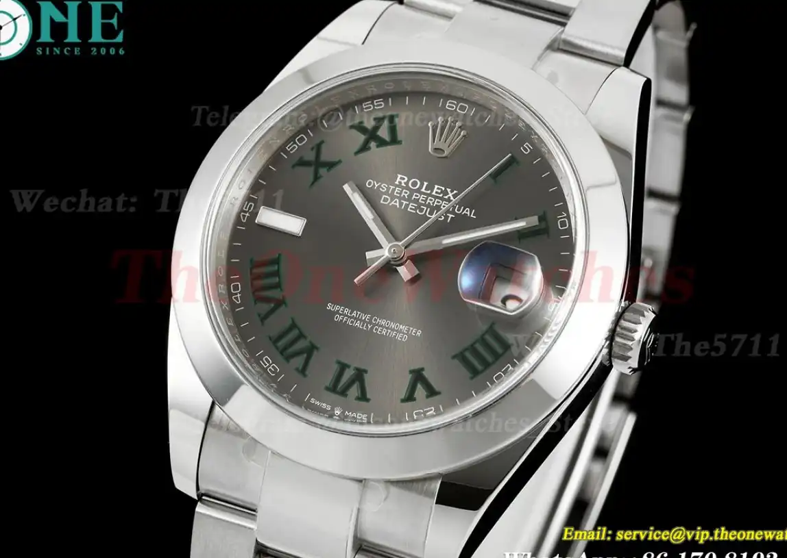 Datejust 126300 41mm Oys SS SS Grey Rmn C+F VR3235