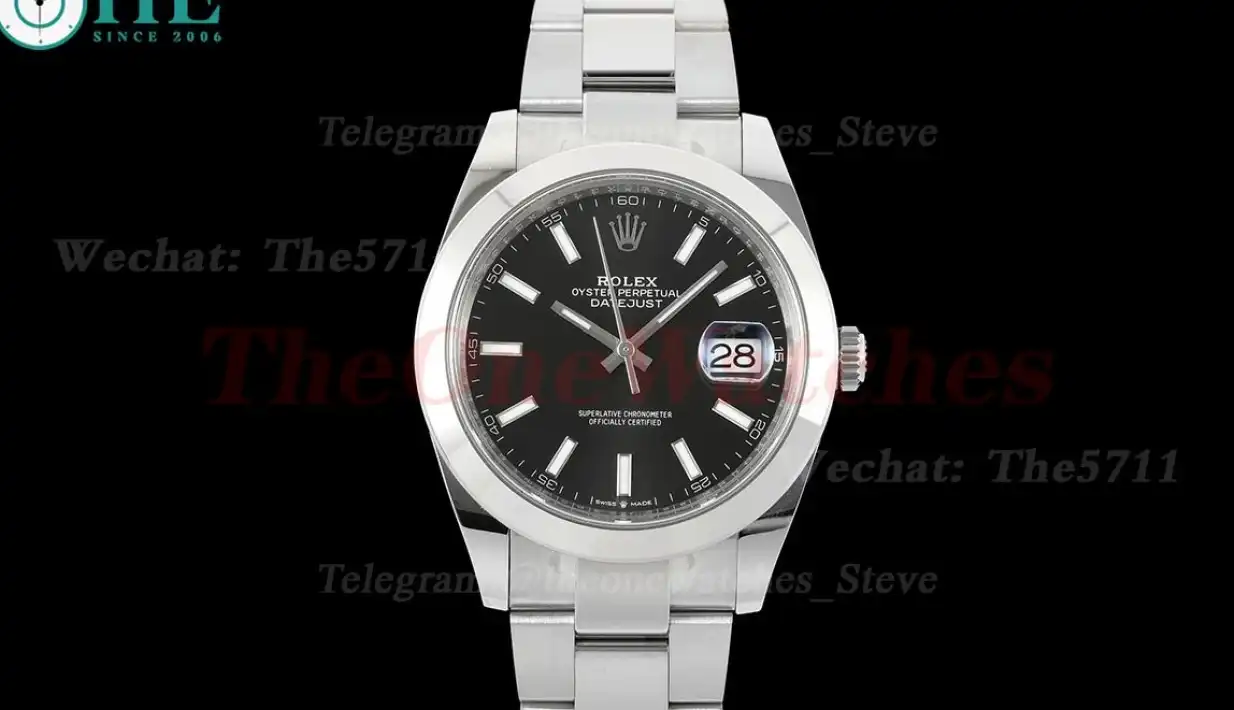 Datejust 126300 41mm Oys SS SS Black Dial C+F VR3235