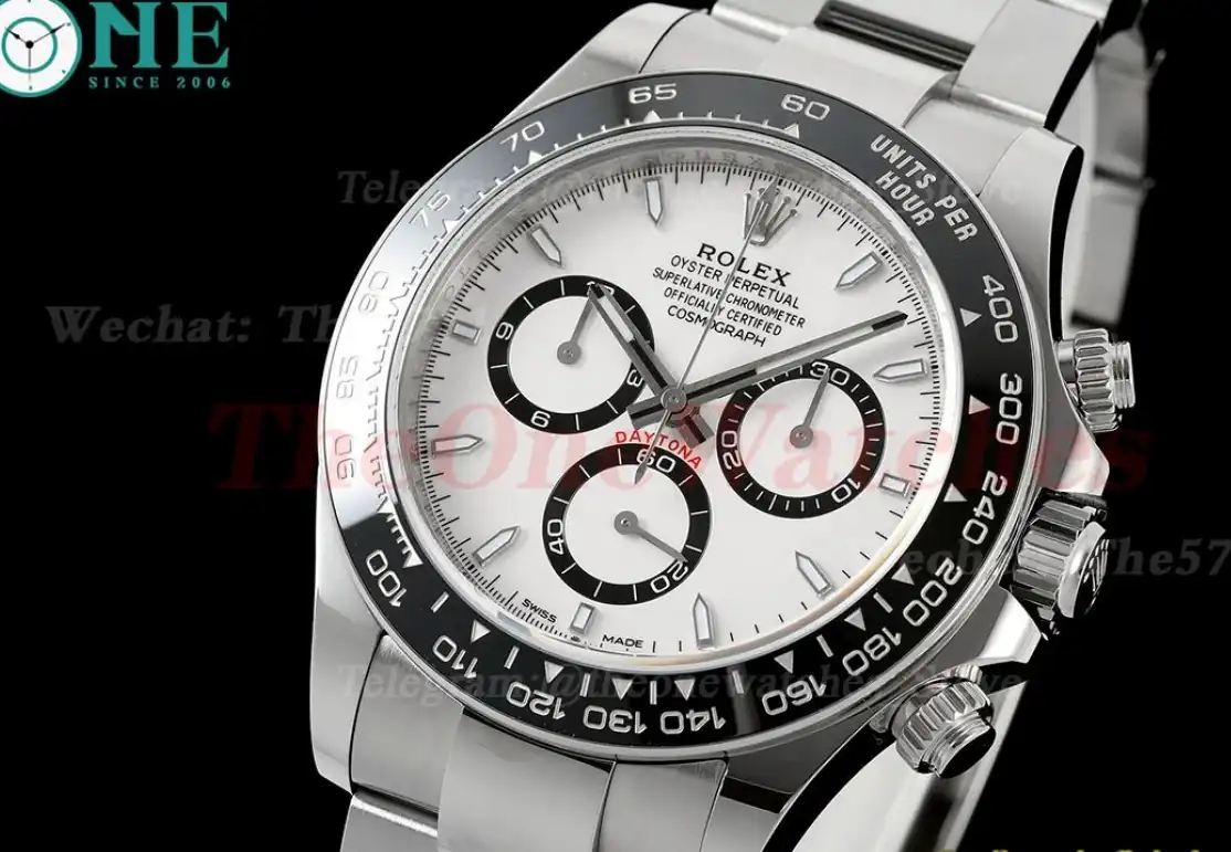 Daytona 126500LN 40mm SS SS White Dial AR+ DD4801