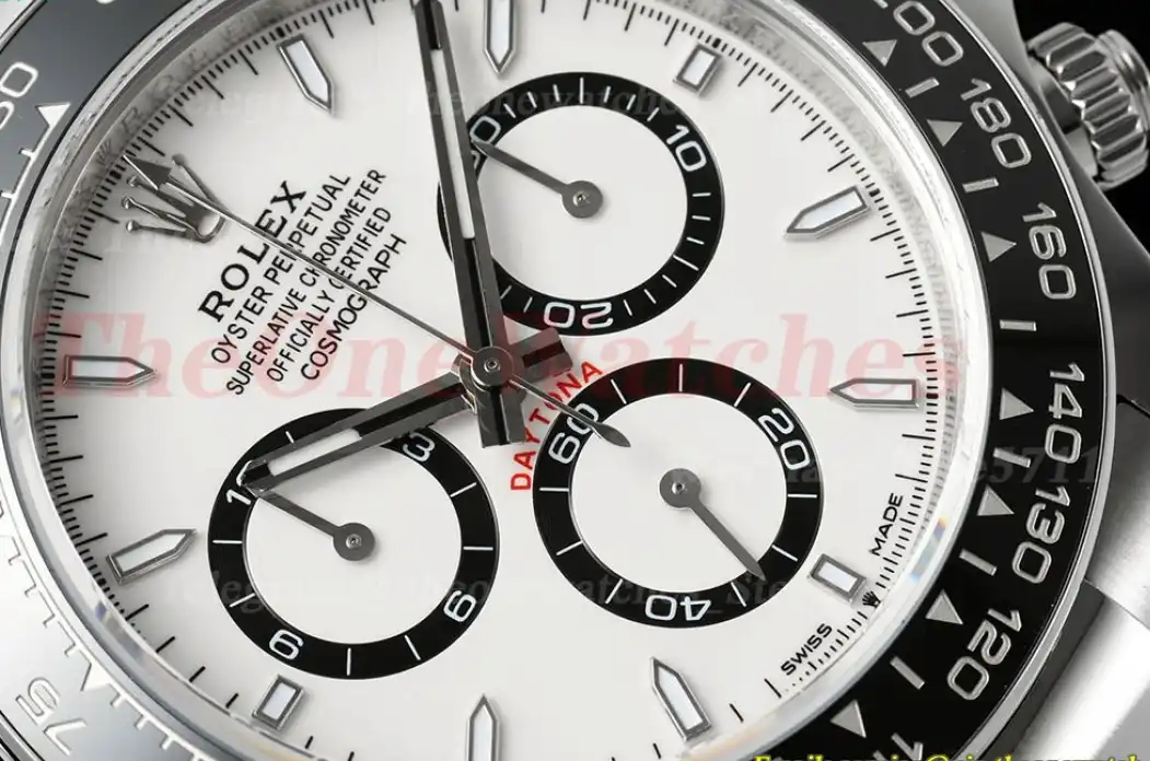 Daytona 126500LN 40mm SS SS White Dial AR+ DD4801