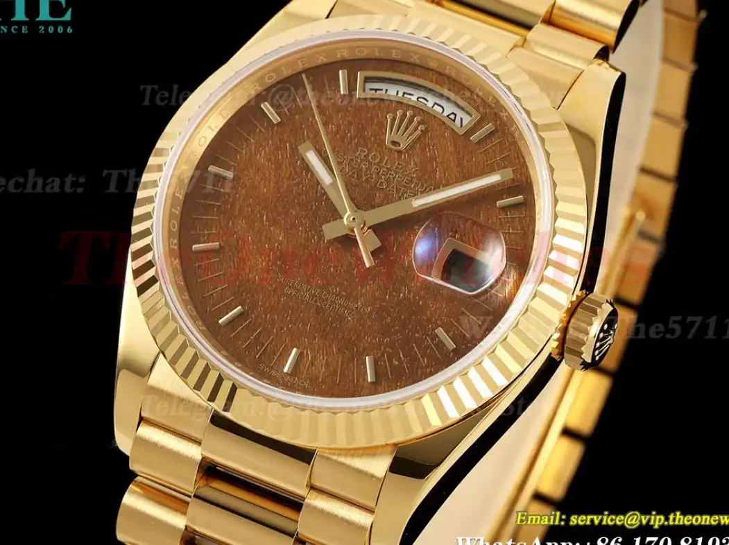 DayDate 36mm YG YG Pres N Tiger Eye Dial RAF A2836