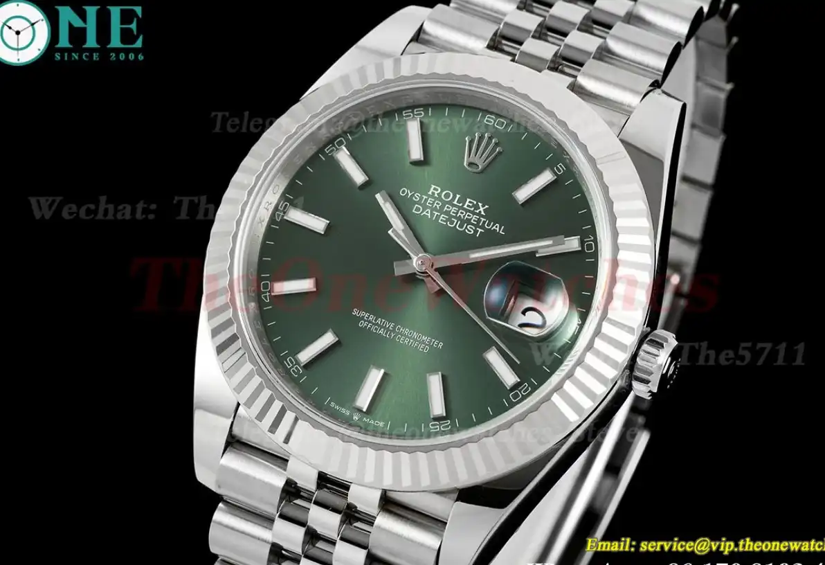 Datejust 126334 41mm Jub SS SS Green Dial C+F VR3235