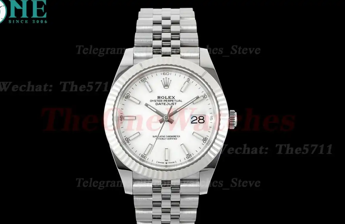 Datejust 126334 41mm Jub SS SS White Dial C+F VR3235