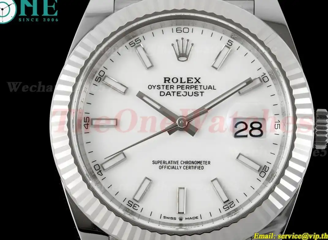 Datejust 126334 41mm Jub SS SS White Dial C+F VR3235