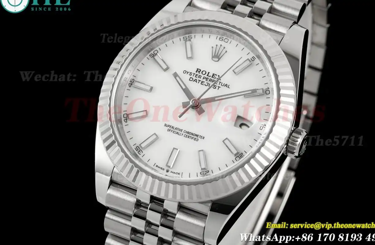 Datejust 126334 41mm Jub SS SS White Dial C+F VR3235