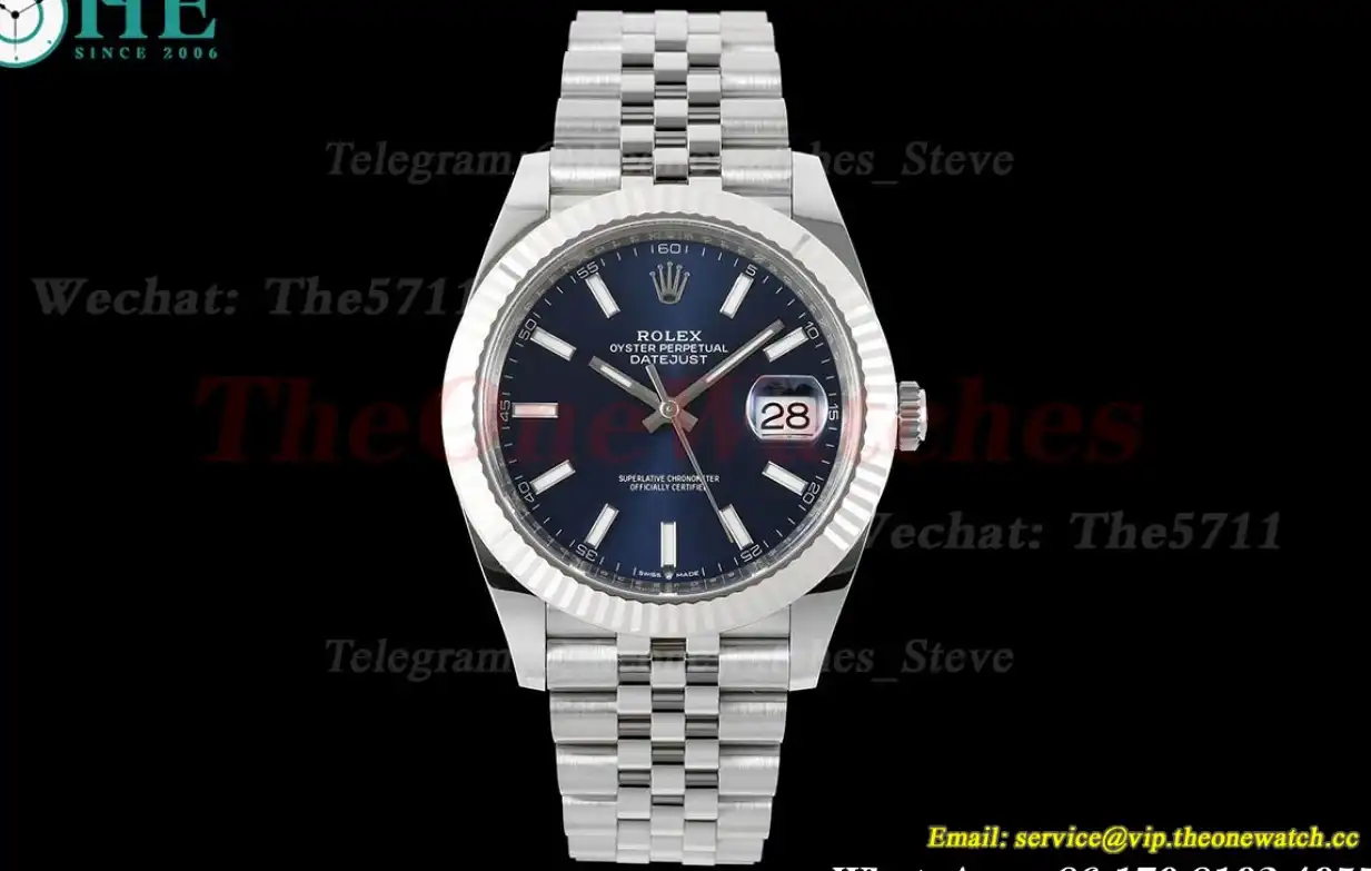 Datejust 126334 41mm Jub SS SS Blue Dial C+F VR3235