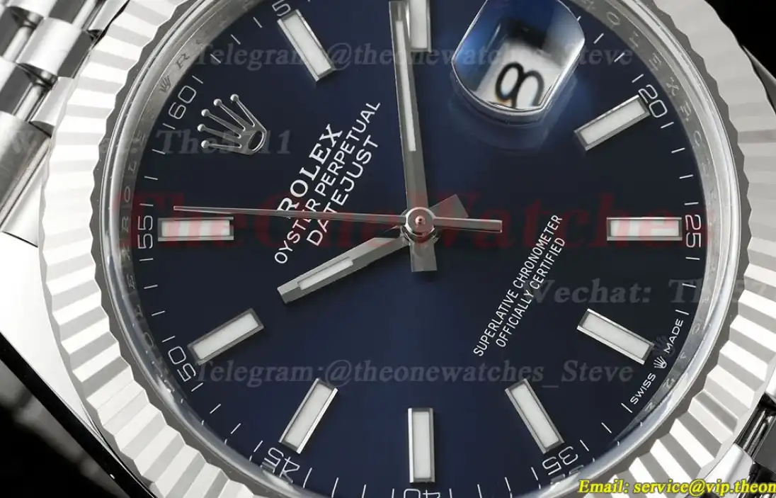 Datejust 126334 41mm Jub SS SS Blue Dial C+F VR3235