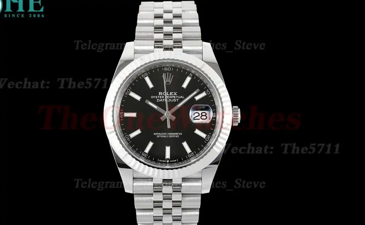 Datejust 126334 41mm Jub SS SS Black Dial C+F VR3235