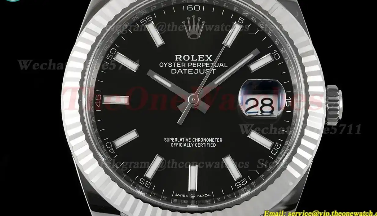 Datejust 126334 41mm Jub SS SS Black Dial C+F VR3235