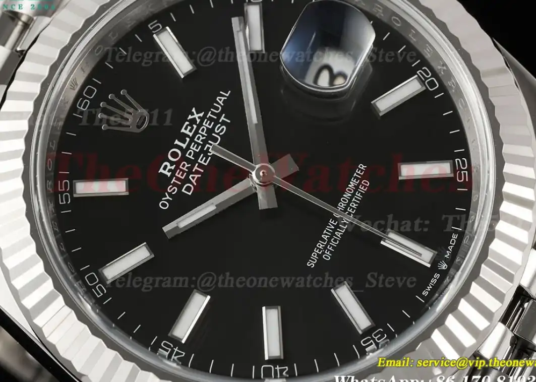 Datejust 126334 41mm Jub SS SS Black Dial C+F VR3235