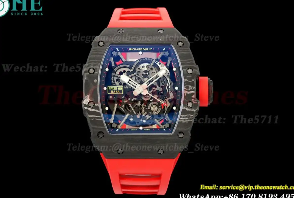 RM035-02 Red NTPT RU Skeleton Dial ZF V6 RMAL1