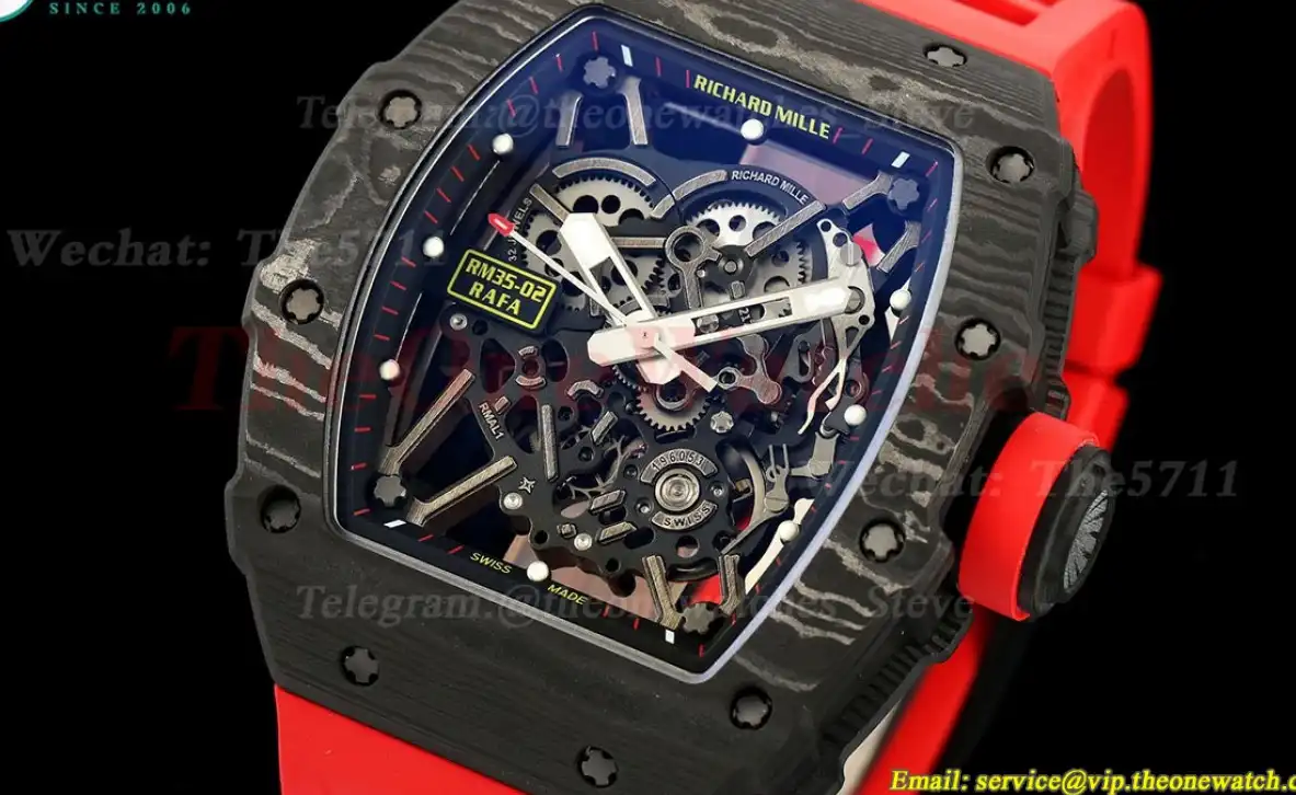 RM035-02 Red NTPT RU Skeleton Dial ZF V6 RMAL1