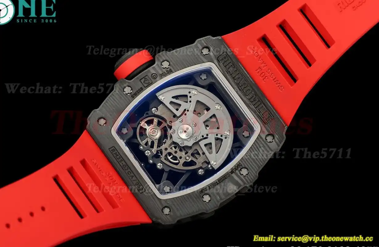 RM035-02 Red NTPT RU Skeleton Dial ZF V6 RMAL1