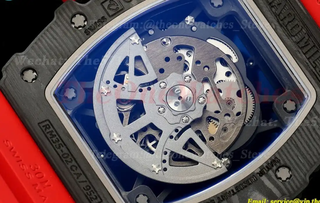 RM035-02 Red NTPT RU Skeleton Dial ZF V6 RMAL1