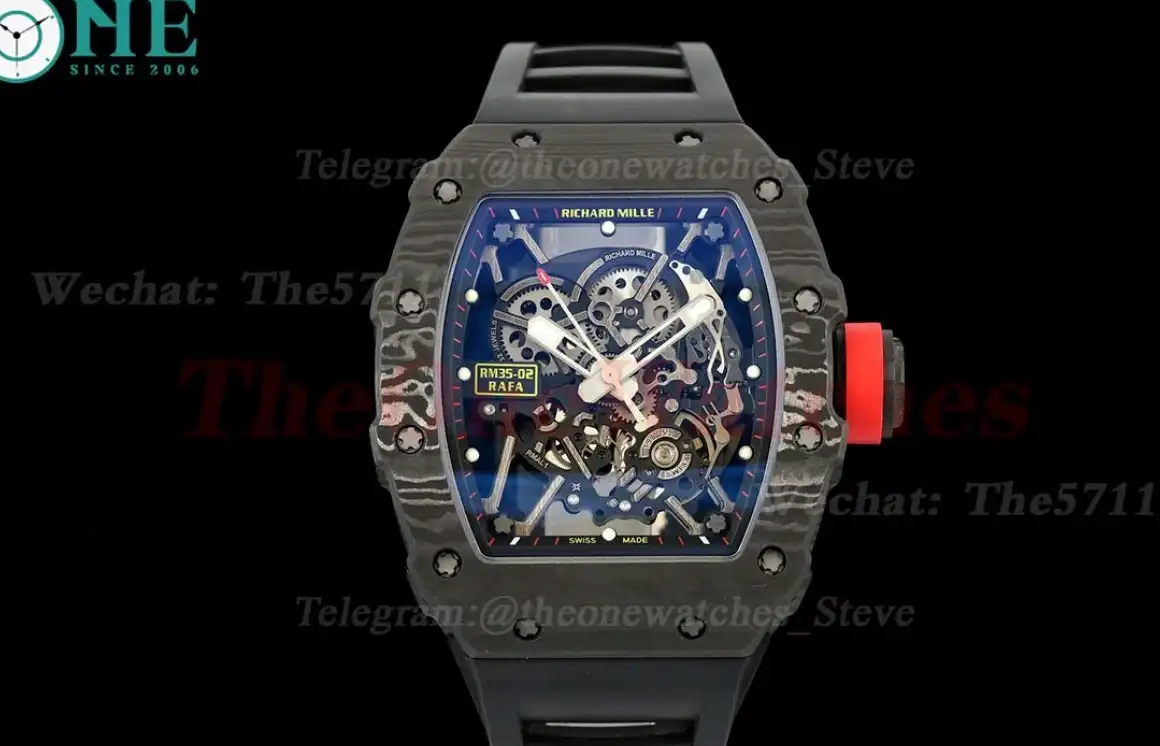 RM035-02 Black NTPT RU Skeleton Dial ZF V6 RMAL1