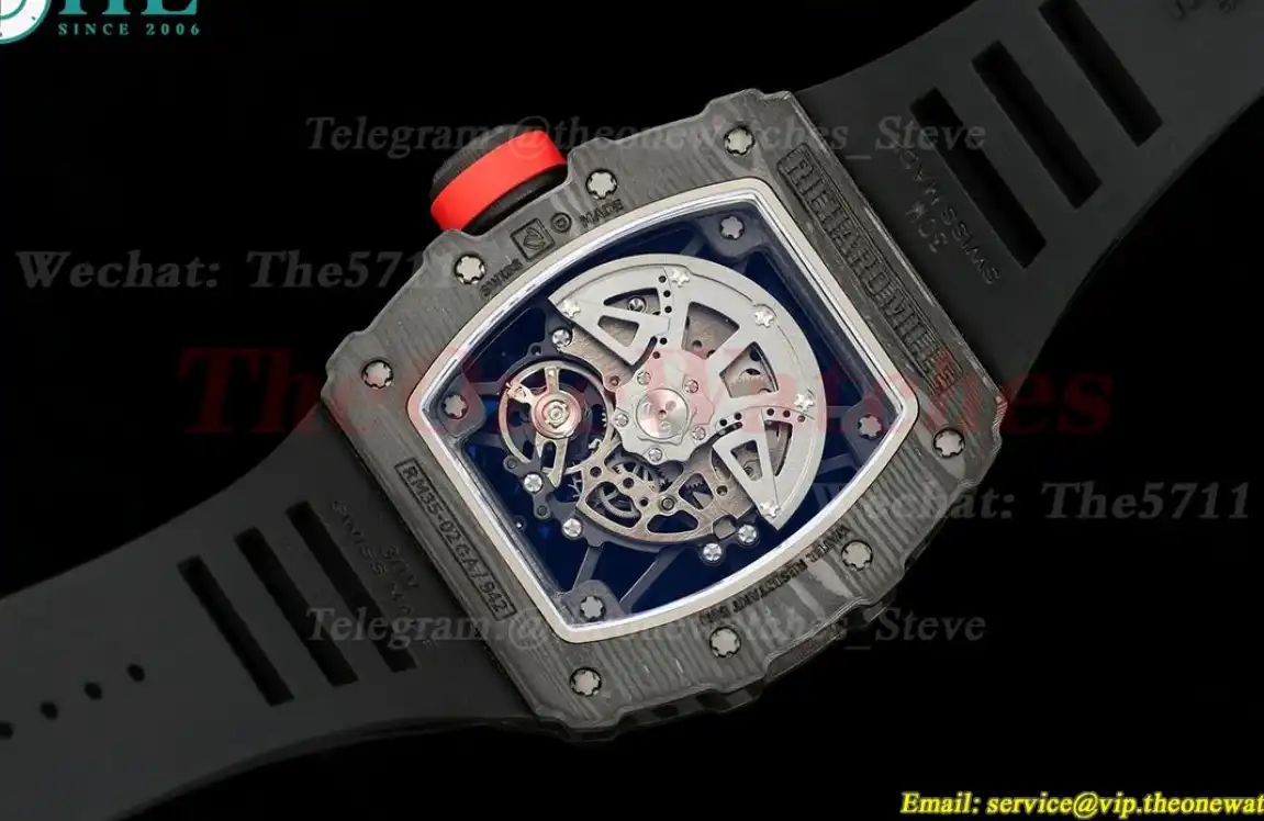 RM035-02 Black NTPT RU Skeleton Dial ZF V6 RMAL1