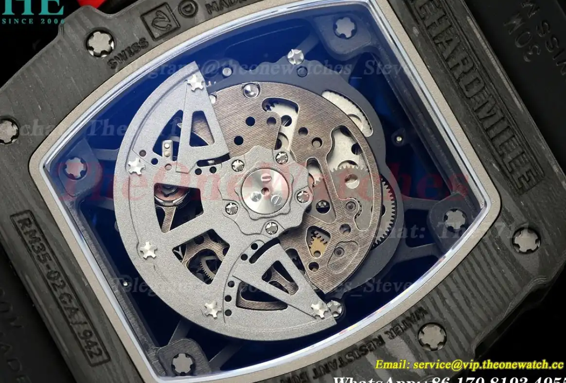 RM035-02 Black NTPT RU Skeleton Dial ZF V6 RMAL1