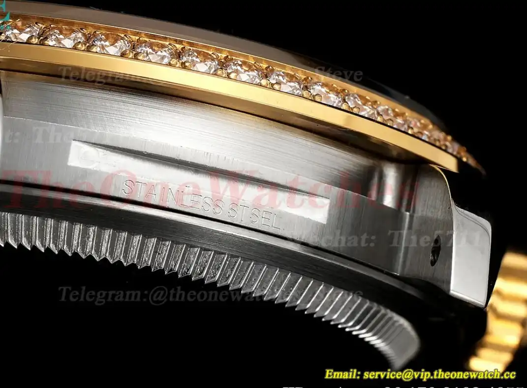 Datejust 126283 36mm Jub Dia YG SS Gold Textured Dia VSF VS3235