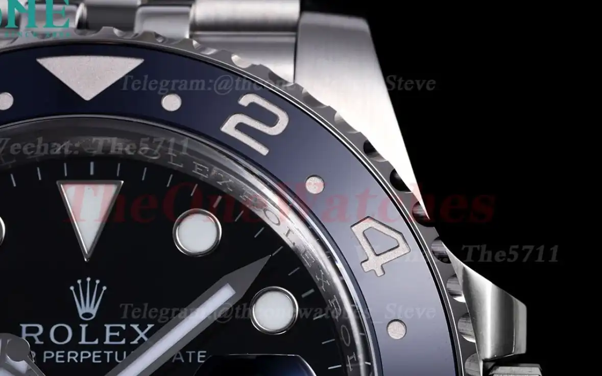 GMT Master II 126710 Pepsi Jub 40mm SS SS Black Clean V2 DD3285 Super Clone