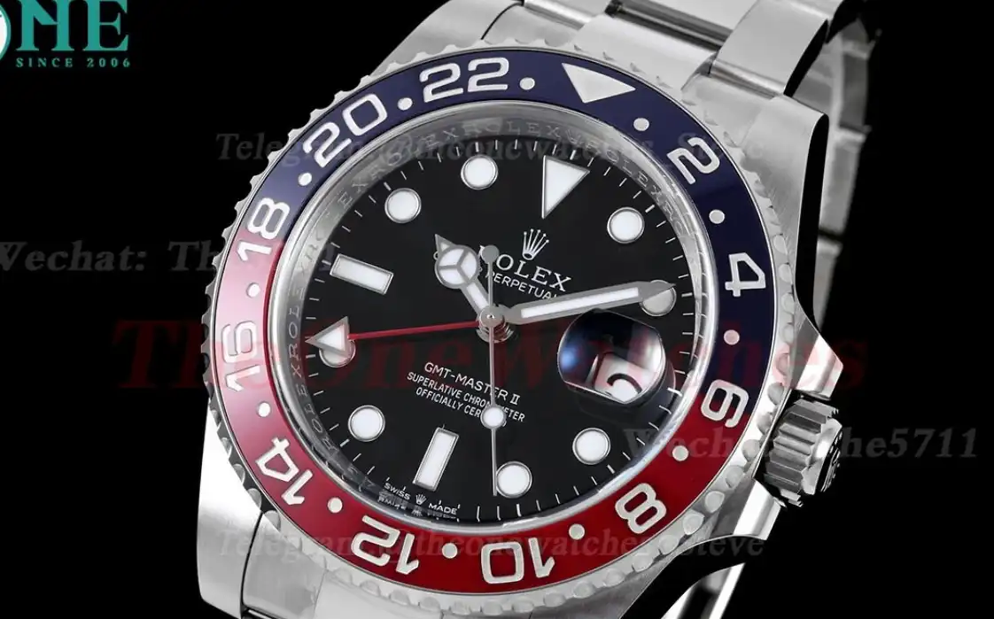 GMT Master II 126710 Pepsi Oys 40mm SS SS Black Clean V3 DD3285 Super Clone