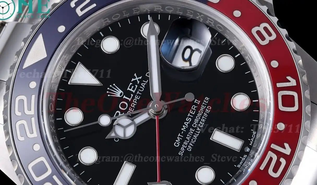 GMT Master II 126710 Pepsi Oys 40mm SS SS Black Clean V3 DD3285 Super Clone