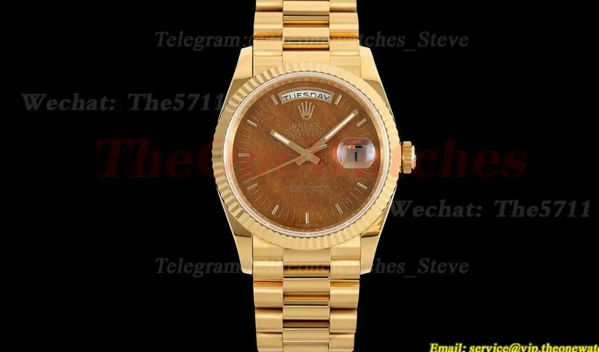 DayDate 36mm YG YG Pres N Tiger Eye Dial RAF A2836