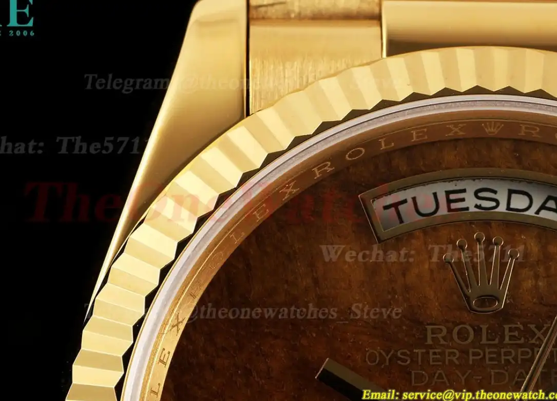 DayDate 36mm YG YG Pres O Tiger Eye Dial RAF A2836