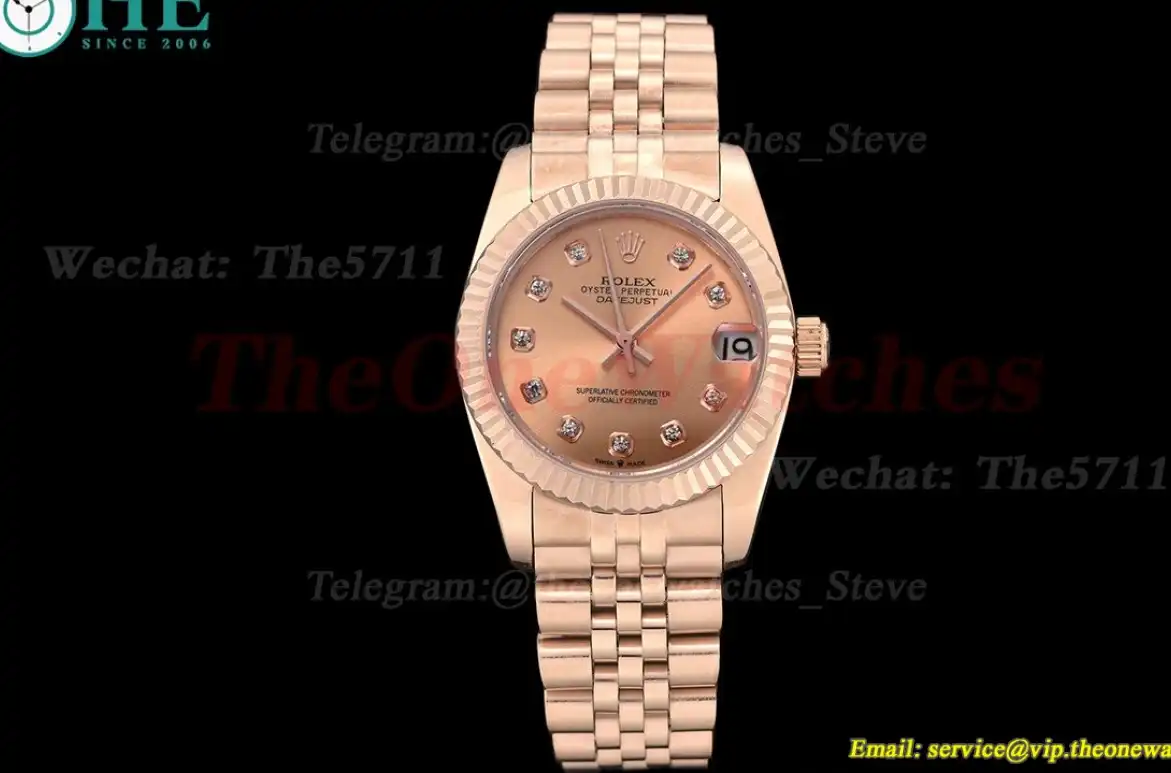 Datejust 31mm RG RG Rose Gold Dia GDF MY8215