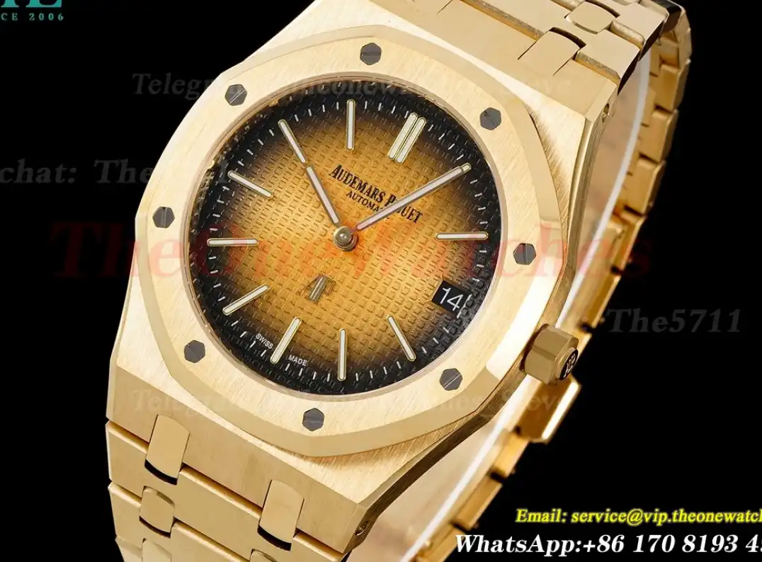 Royal Oak 15202 39mm YG YG Gradient Yellow Dial IPF A2121