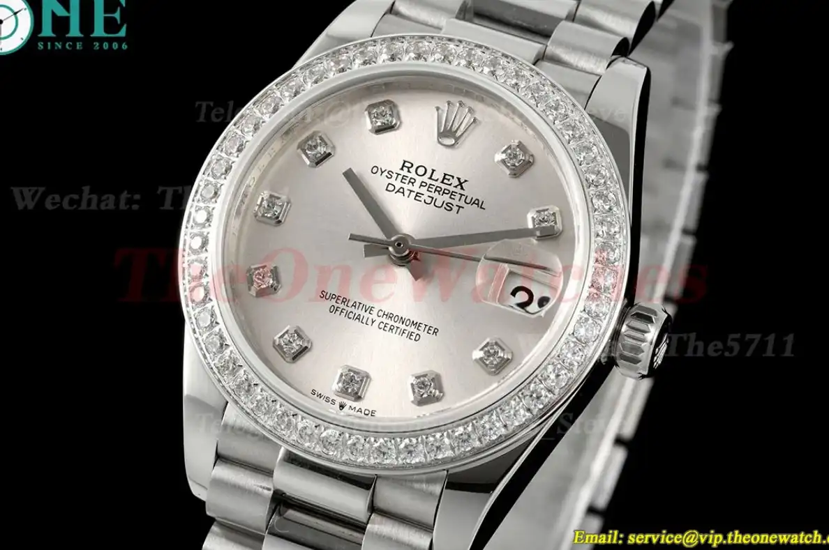 Datejust 278274 31mm Pres Dia SS SS Silver Dial GMF A2824