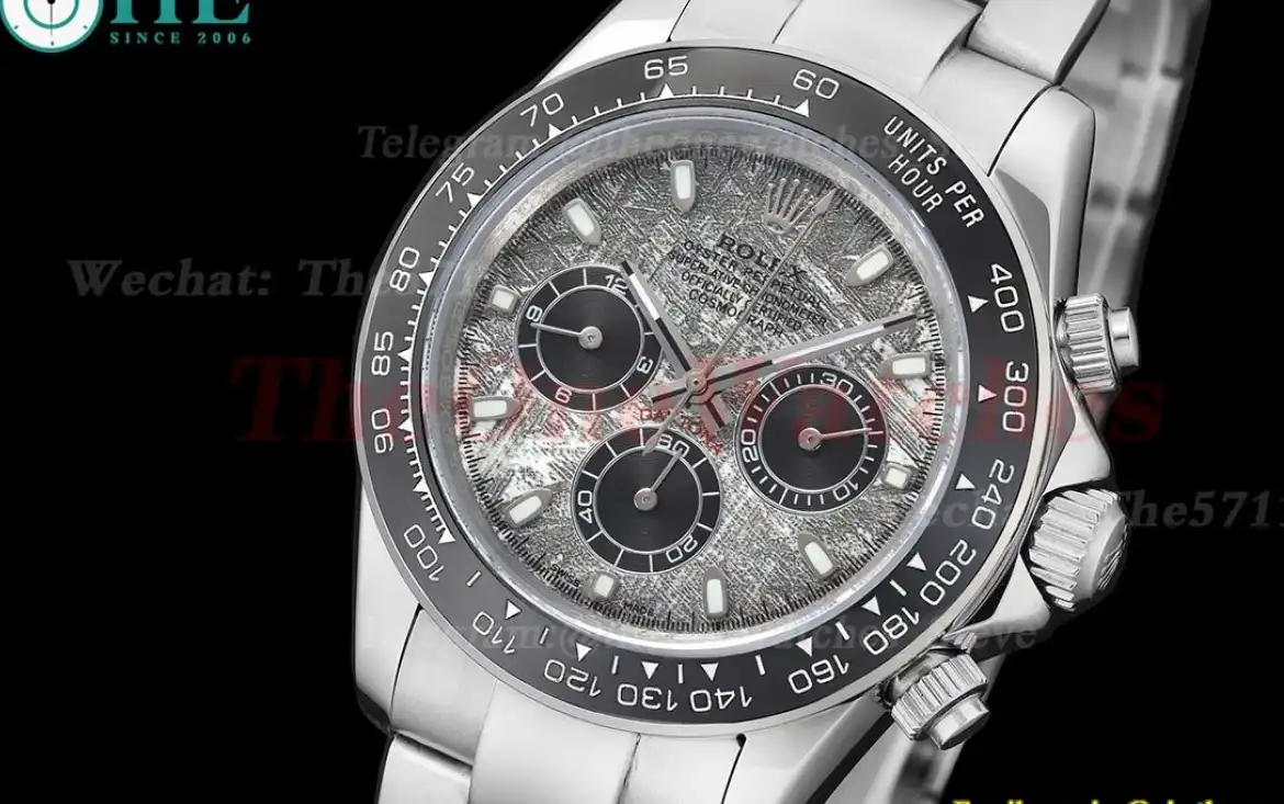 Daytona 40mm SS SS O Meteorite Dial GDF A3836