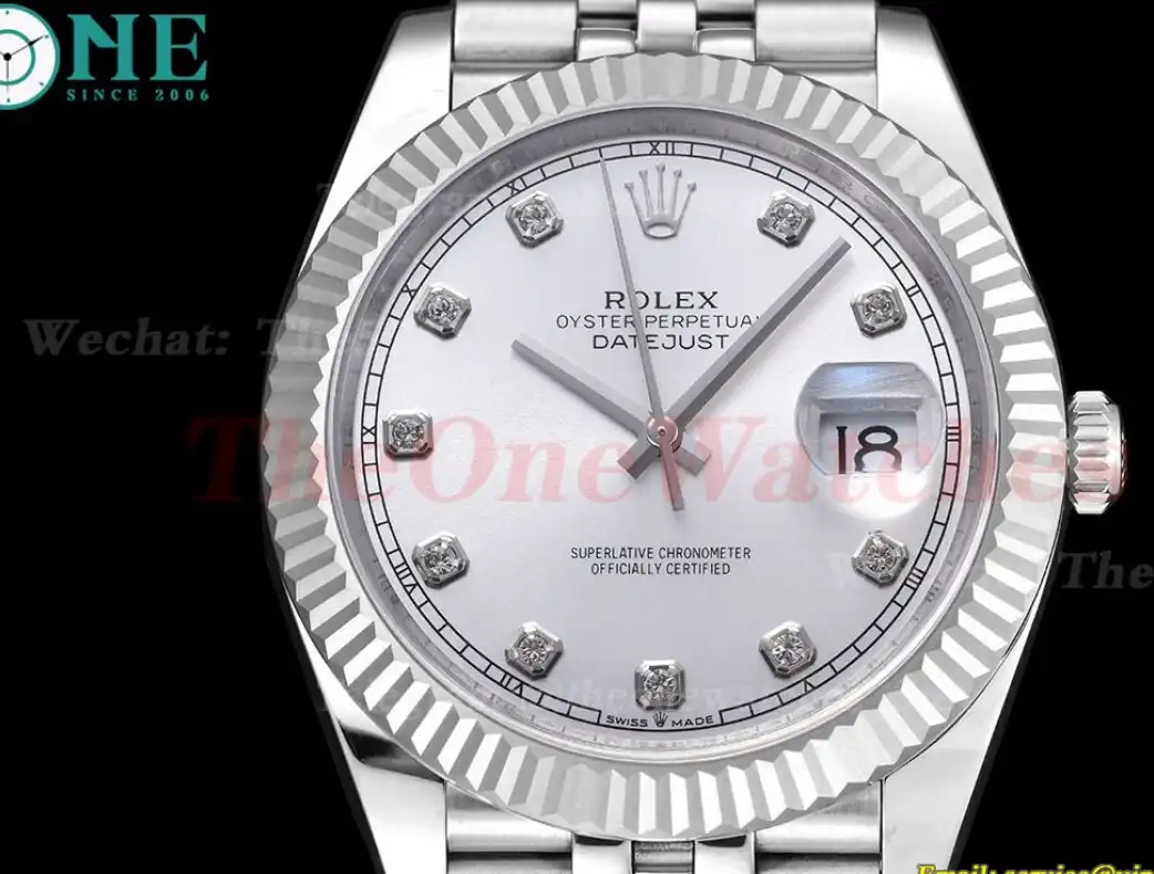 Datejust 126334 41MM SS SS Silver Dia EWEF A3235