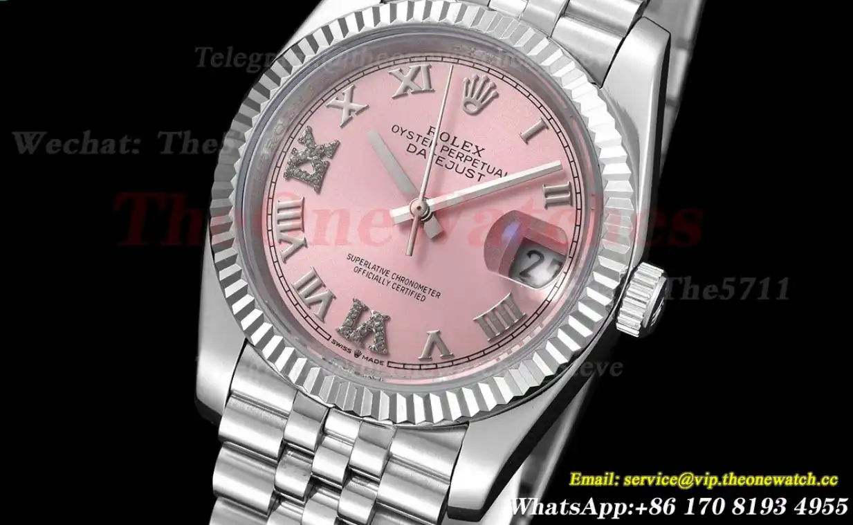 Datejust 126234 36mm Jub SS SS Pink Rmn GDF MY8215