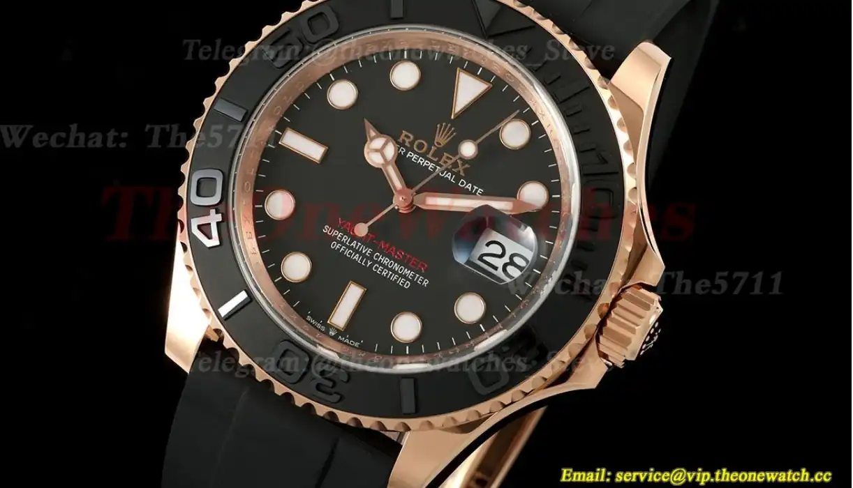 Yacht-Master 126655 40mm RG RU Black Dot JQF VR3235