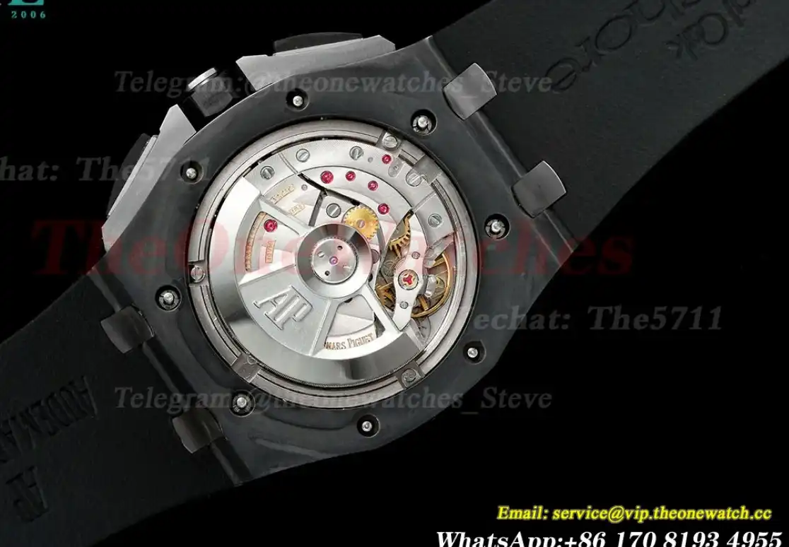 Royal Oak Offshore 26405CE 44mm Cer RU Black Dial TKF A7750