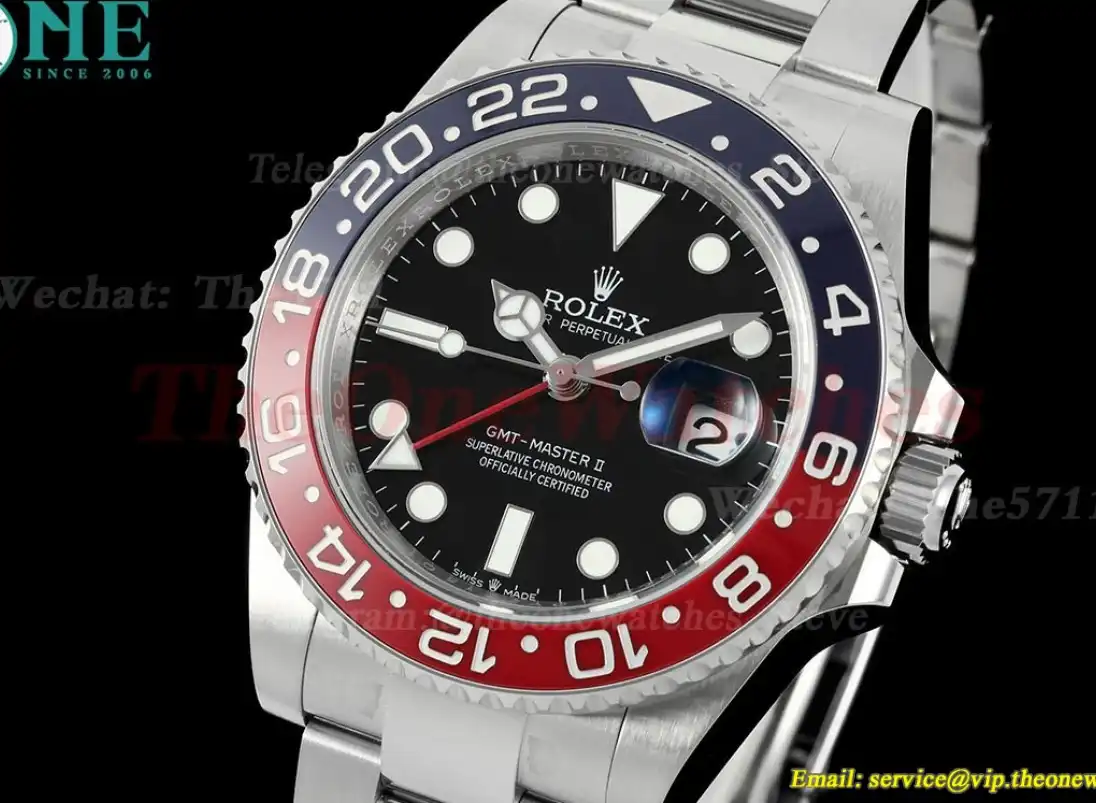 GMT Master II 126710 Pepsi Oys 40mm SS SS Black THBF SH3285