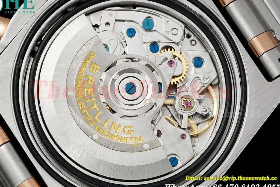 Chronomat B01 42MM RG SS Blue Stk TF A7750