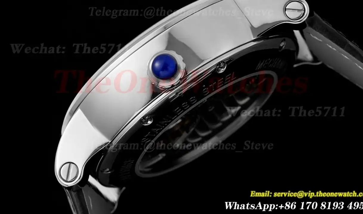 Rotonde De Cartier 40mm SS LE Blue Corrugated Dial RMSF Tourb