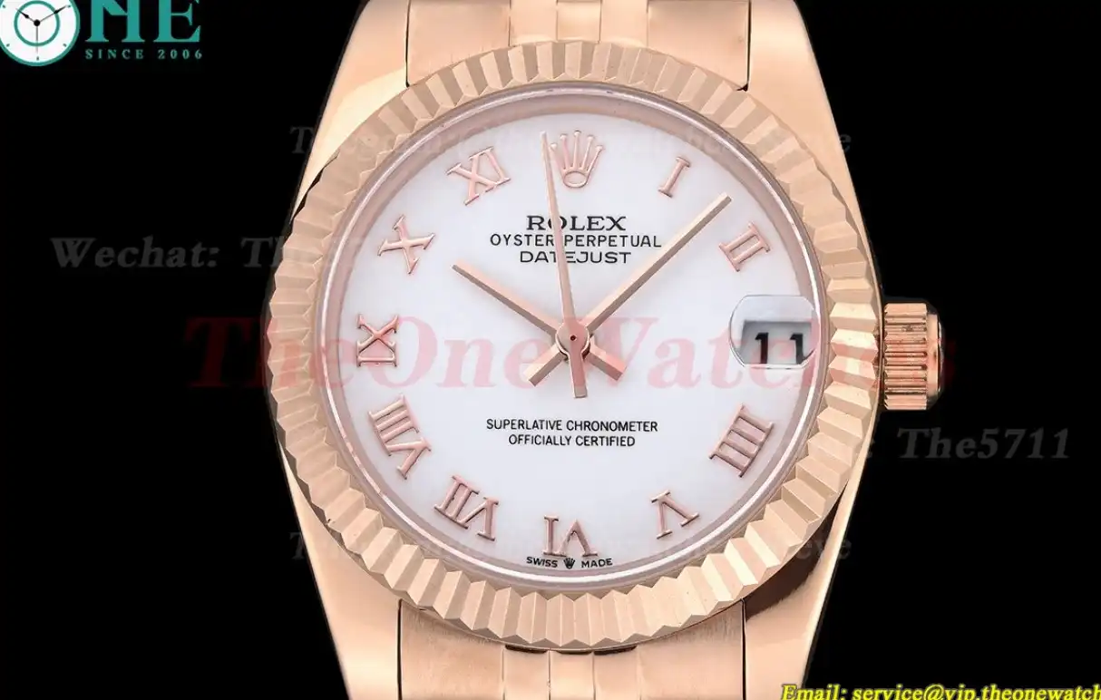 Datejust 31mm RG RG White Rmn GDF MY8215