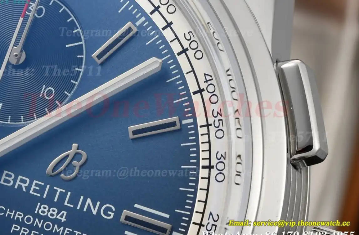 Premier Chronograph 42mm SS LE Blue Dial BLSF A7750