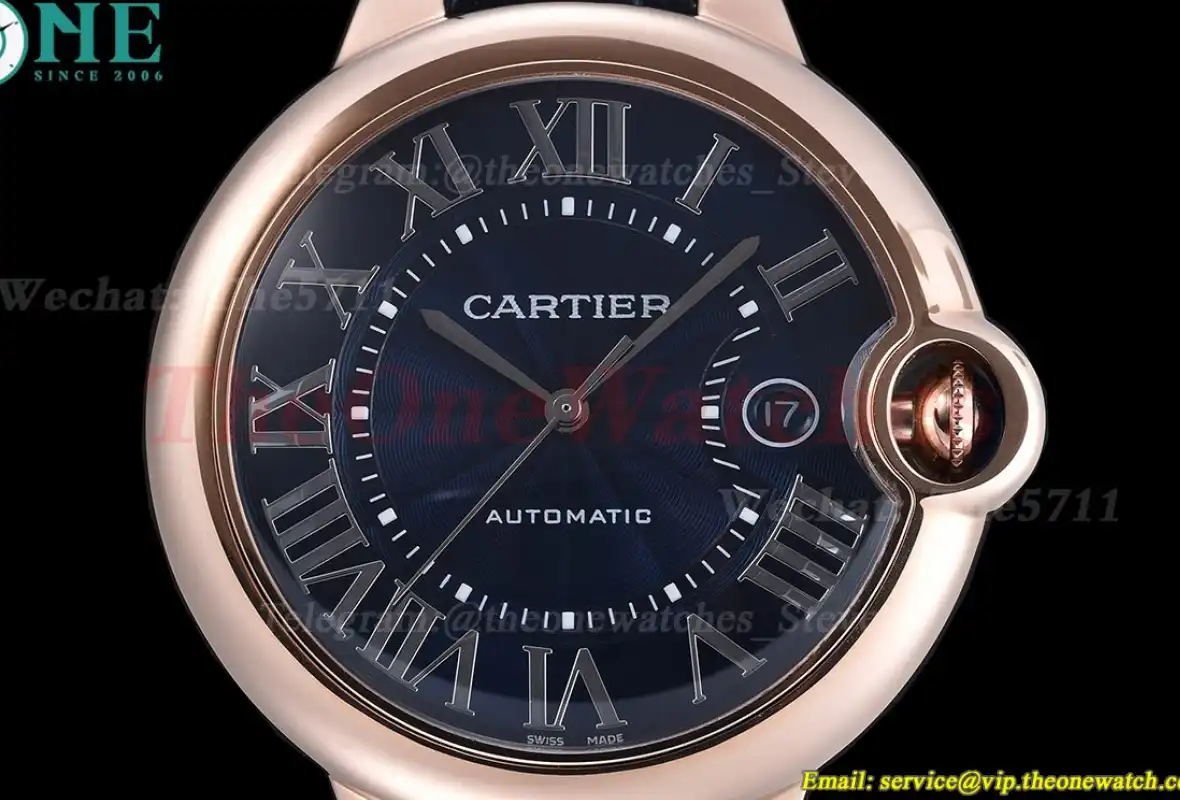 Ballon Bleu De Cartier 42mm RG LE Blue Dial GDF MY8215