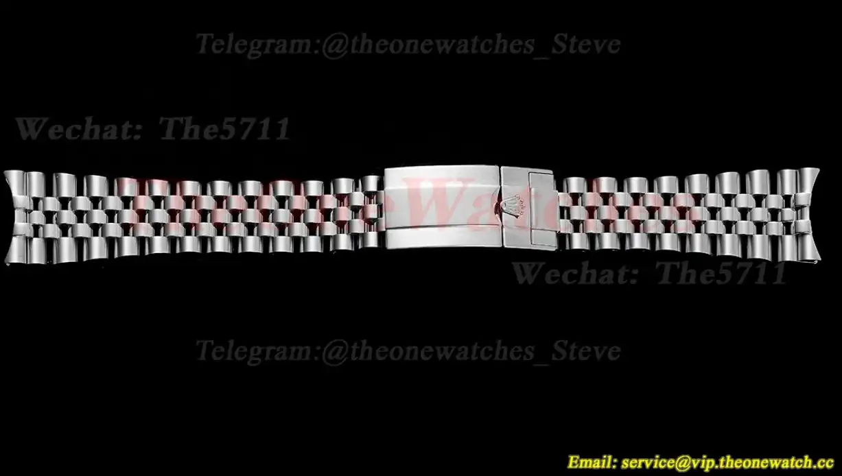 GMT Master II Solid Stainless Steel 904L Jubilee Bracelet with Updated Rolesor Clasp