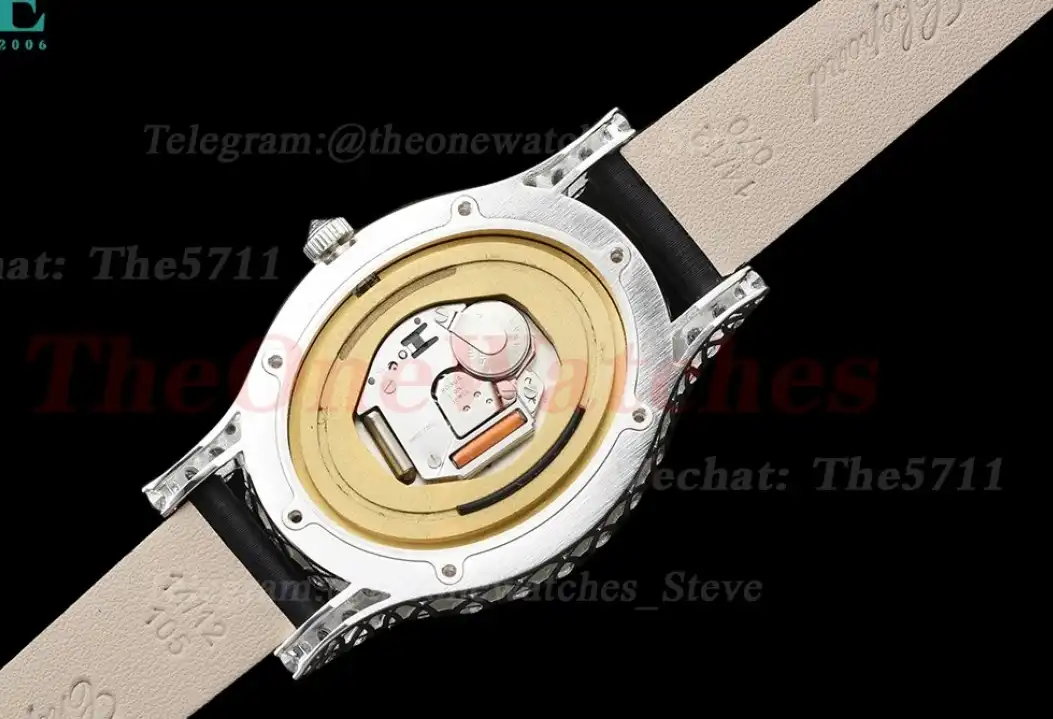 L'Heure Du Diamant 34.1mm Wrapped SS SA Mop Dial Quartz